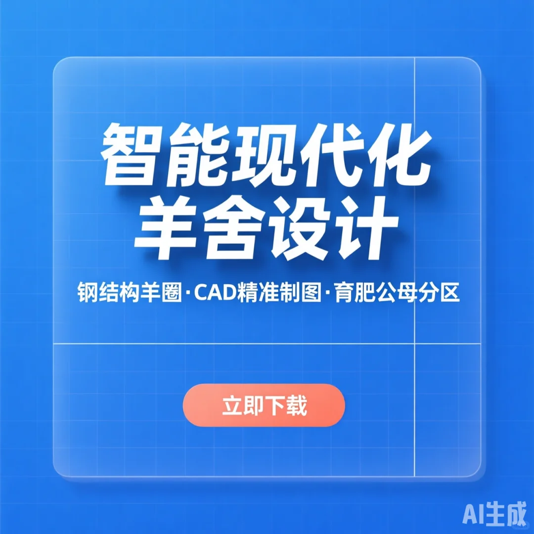 智能羊舍设计 | 钢结构羊圈育肥场建筑方案