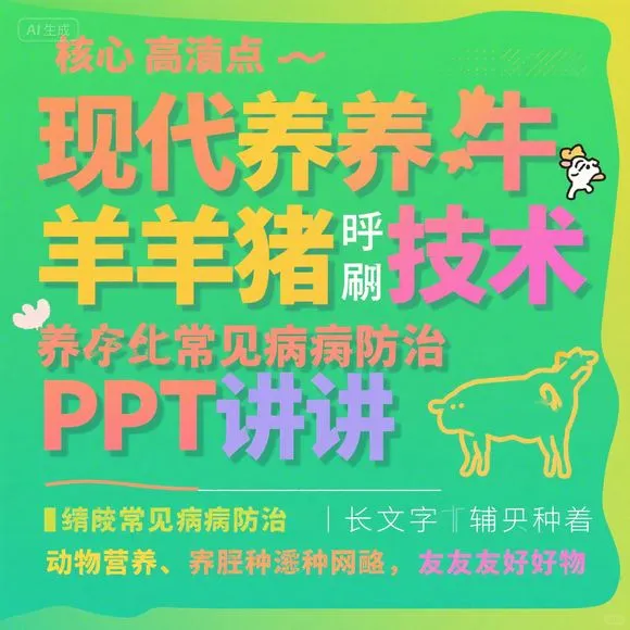 现代养殖技术 家畜育种与常见病防治