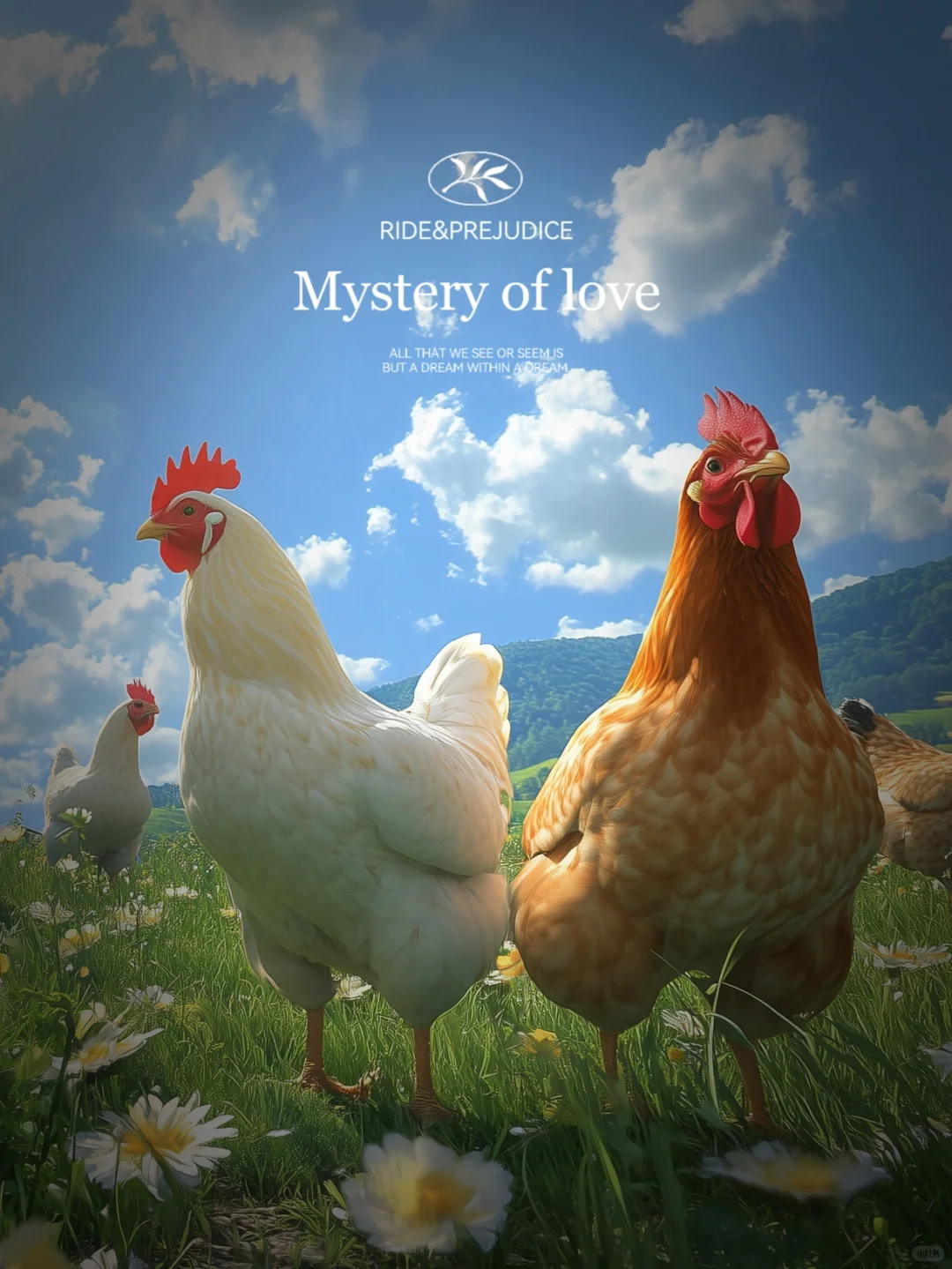 Midjourney农场素材设计 鸡 附咒语