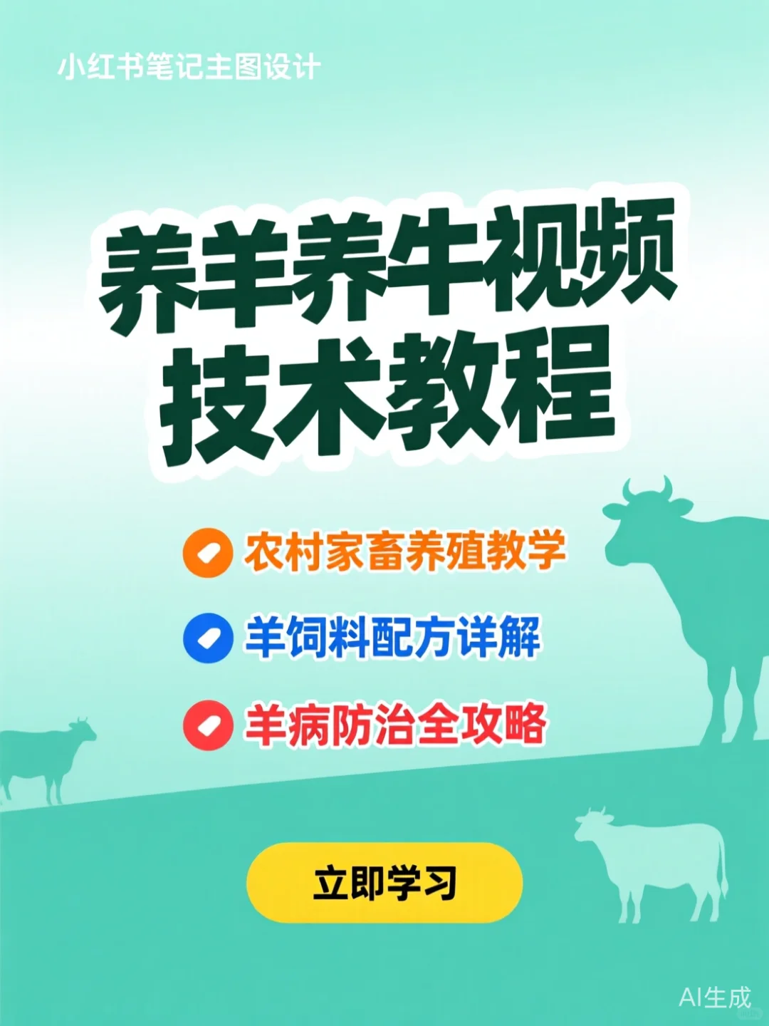 养牛羊秘籍·饲料配比与疾病防治干货