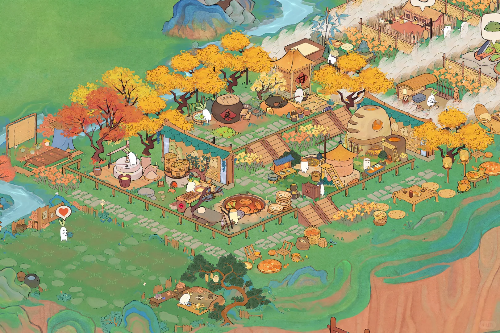 桃源深处有人家全工坊布局(附地基)