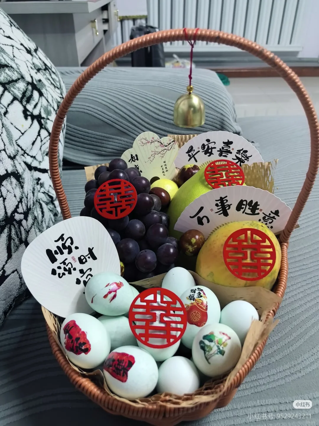 月子鸡蛋水果篮DIY