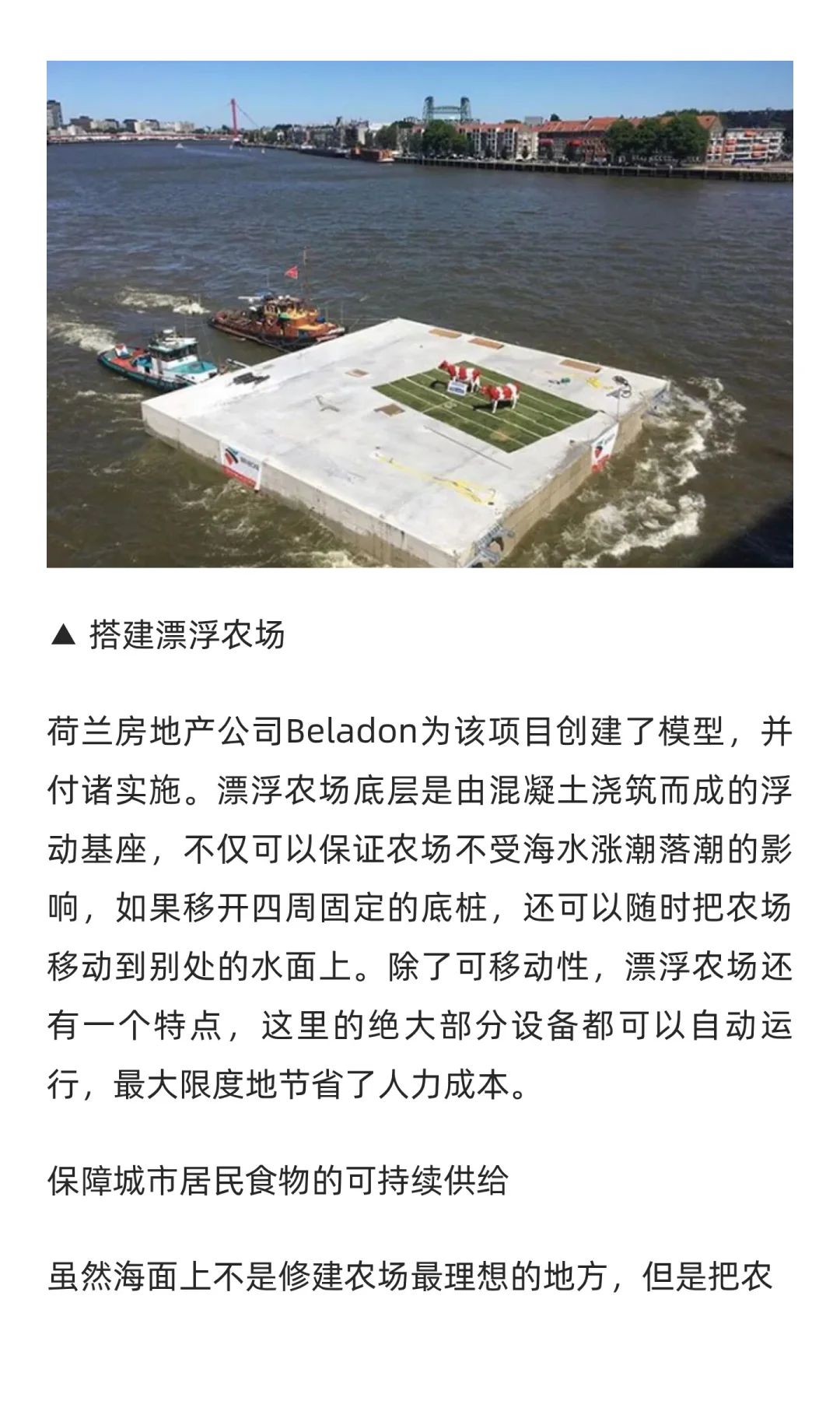 水和城市系列:漂浮农场+温室