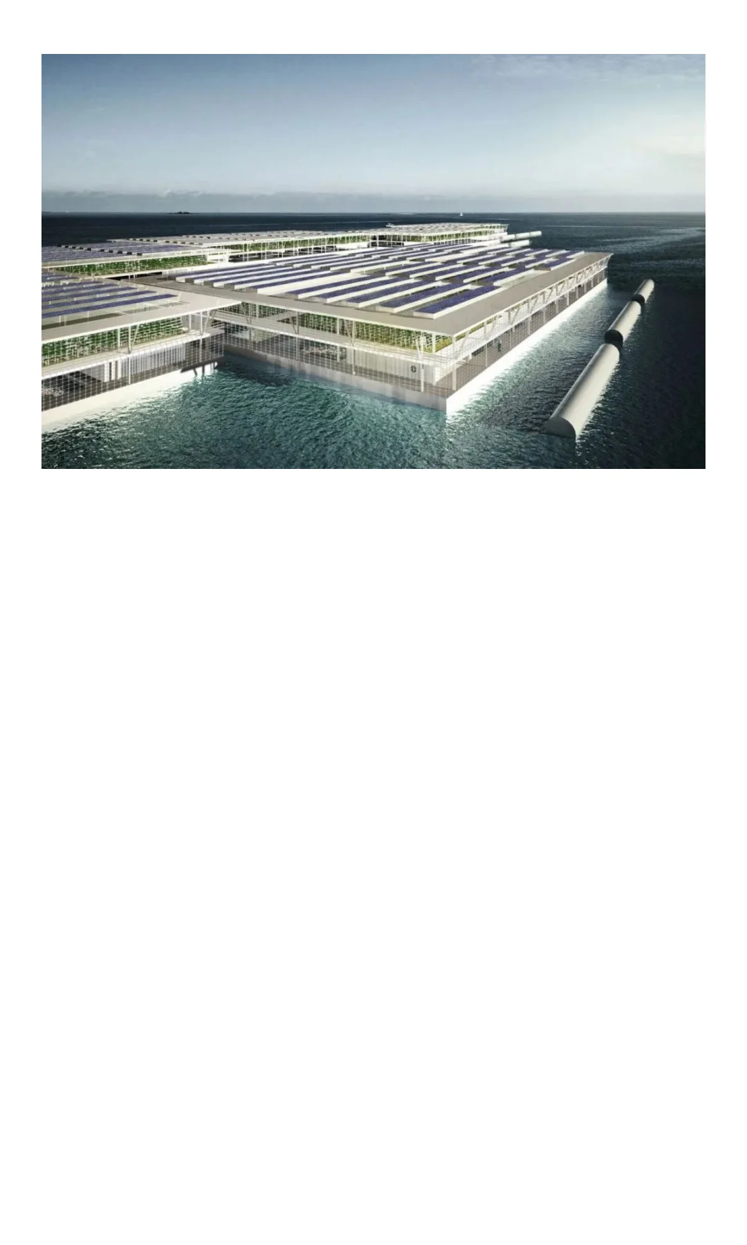 水和城市系列:漂浮农场+温室