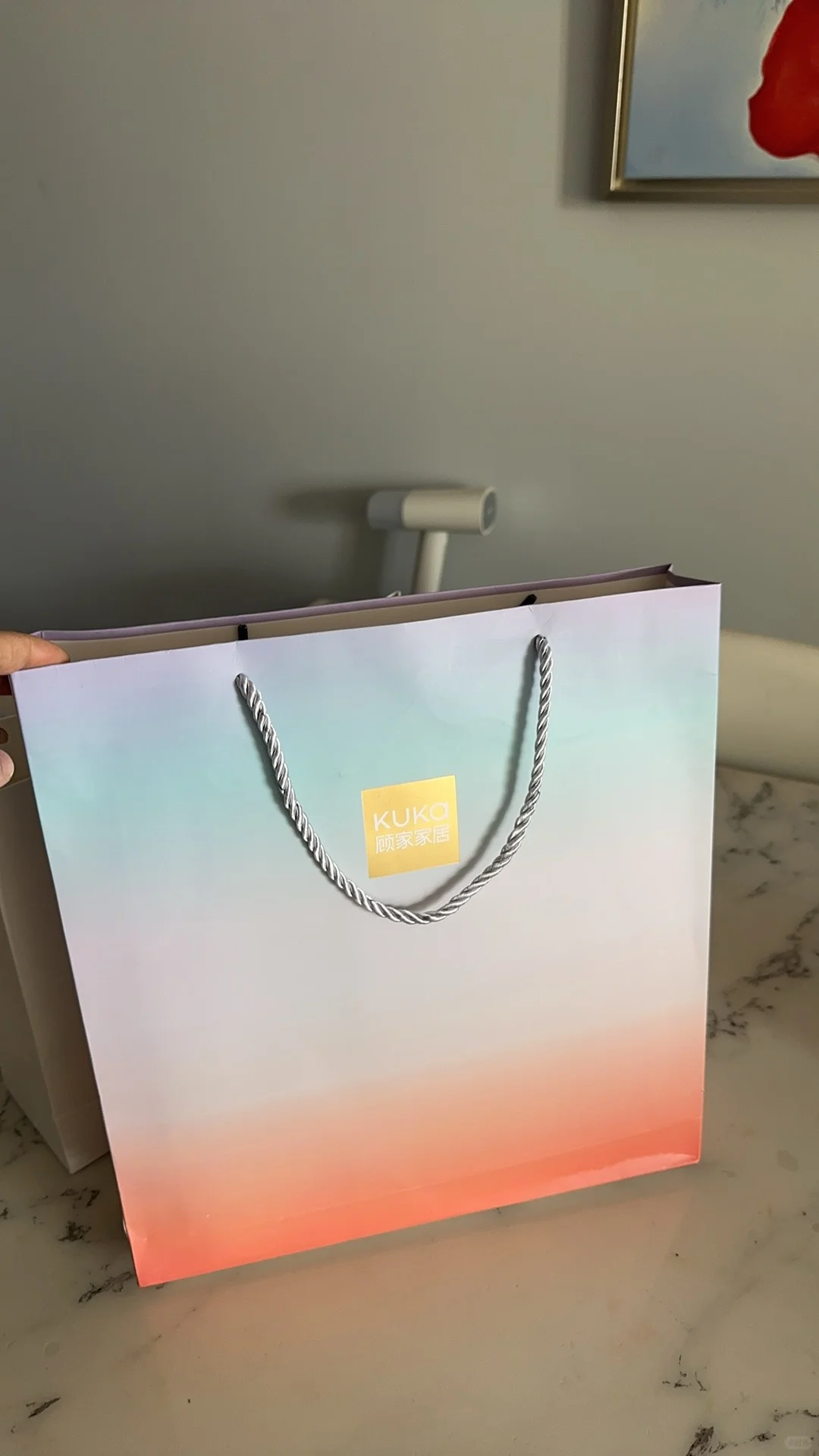 顾家家居餐桌和隔热垫组合