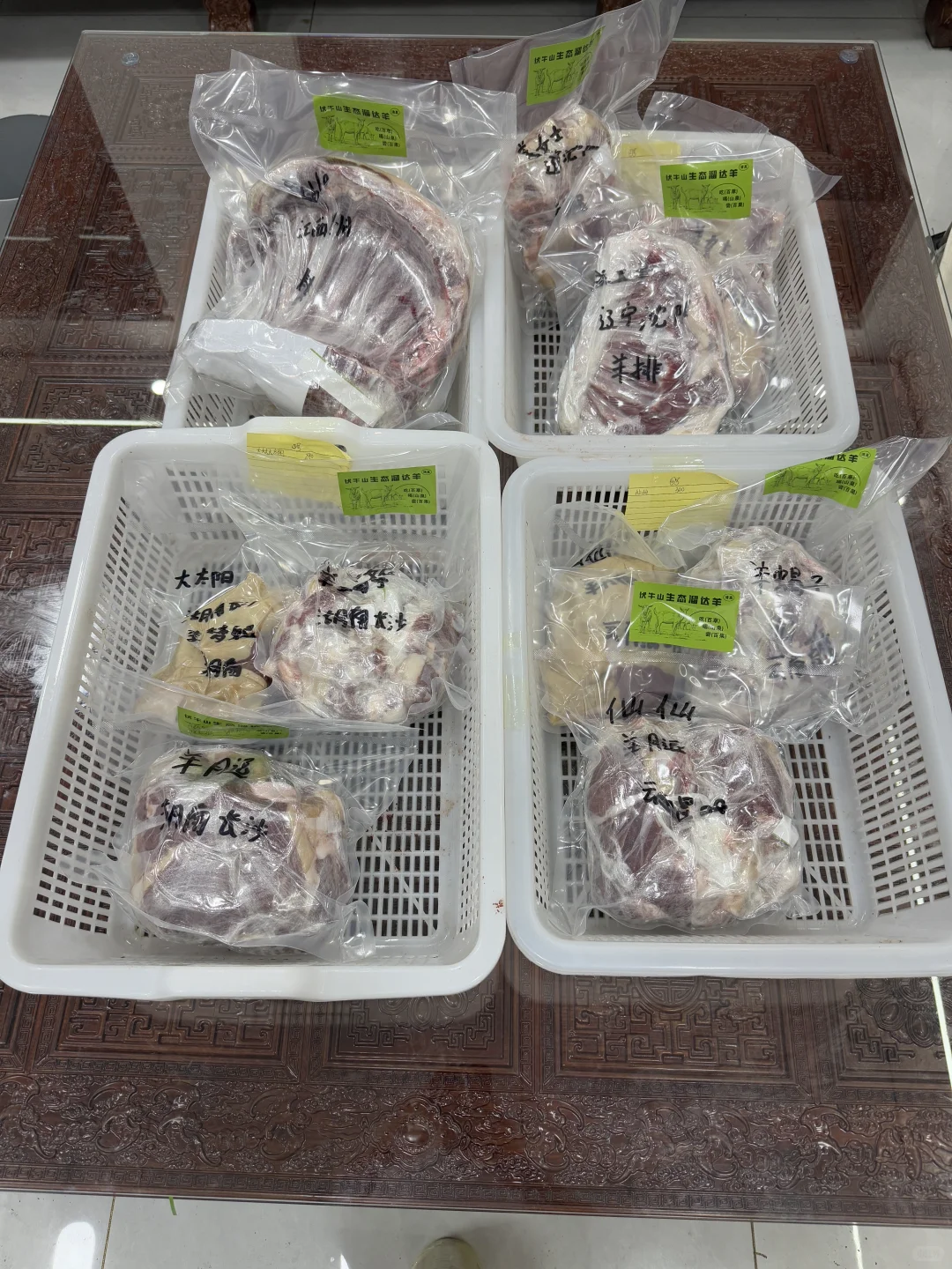 四个人拼一只带皮羯羊,每个人需要多少钱?