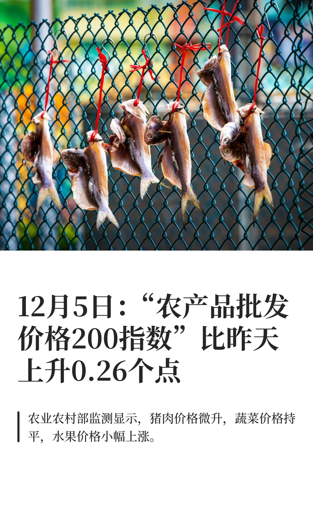 12��5�գ���ũ��Ʒ�����۸�200ָ����������