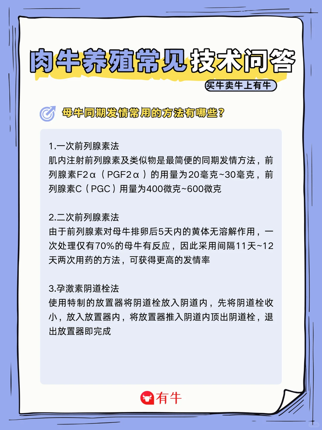 ��ţ֪ʶ��ȫ����ţ��ֳ���������ʴ�