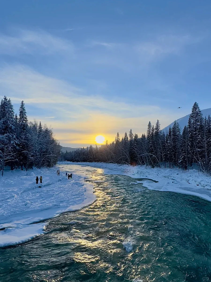 禾木才是我想象中冬天阿勒泰的模样~