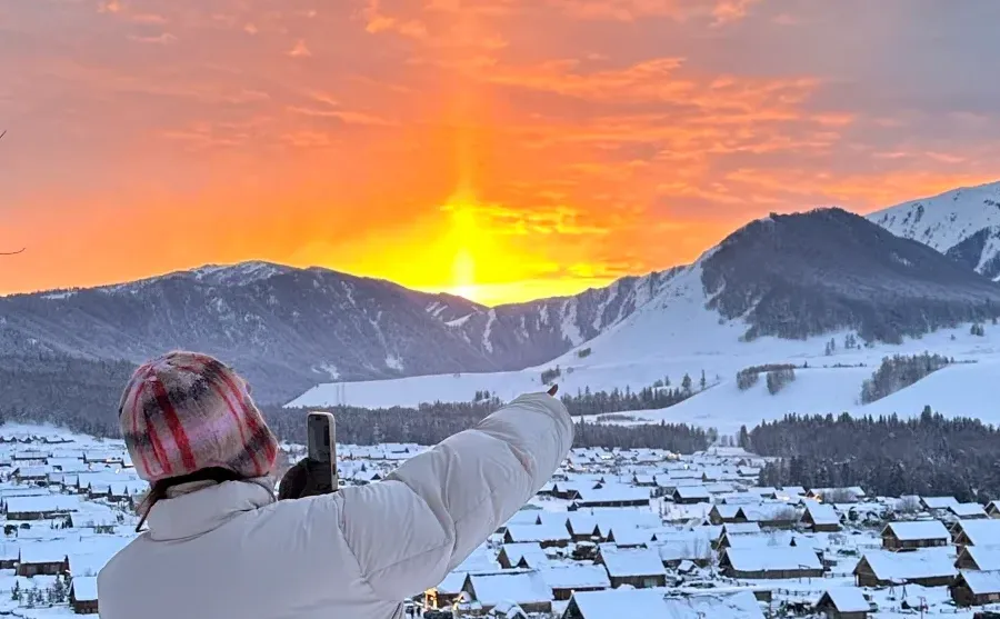 禾木才是我想象中冬天阿勒泰的模样~