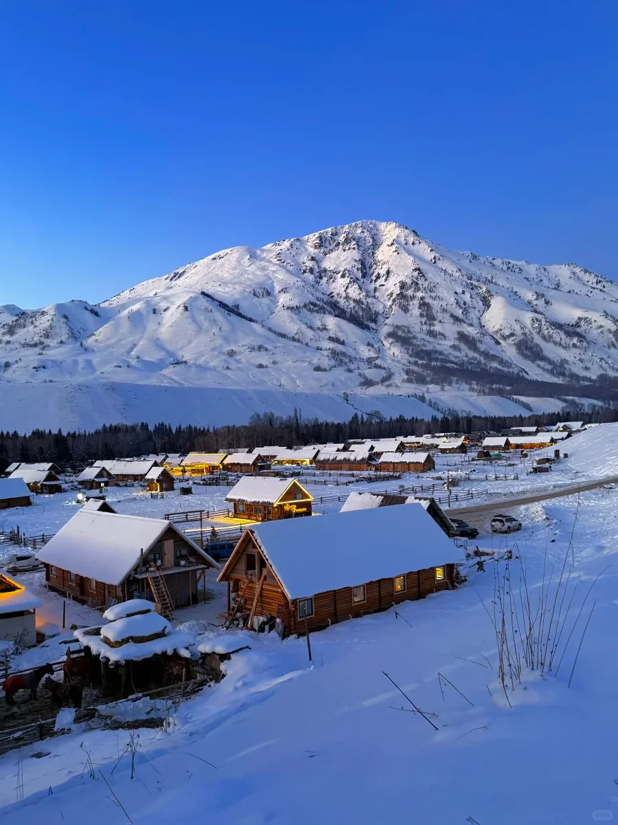 禾木才是我想象中冬天阿勒泰的模样~