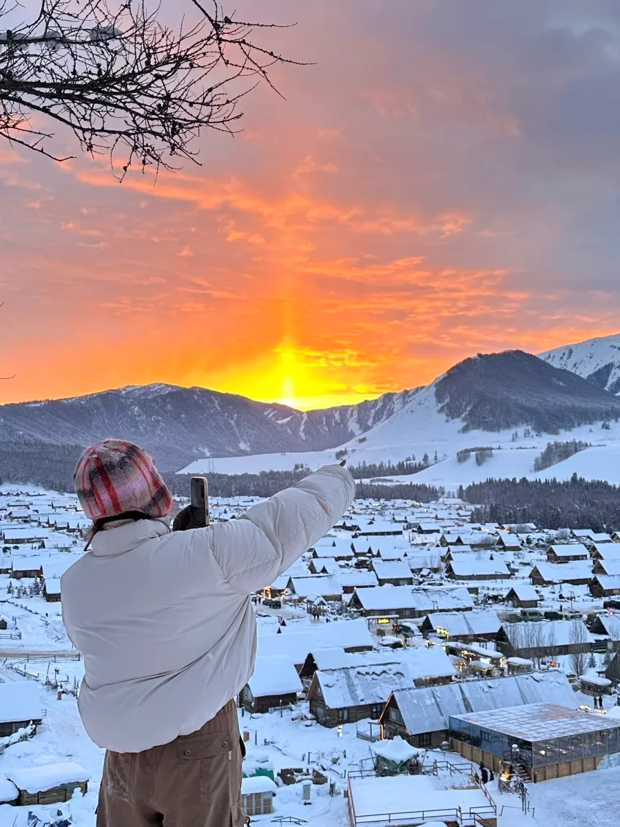 禾木才是我想象中冬天阿勒泰的模样~