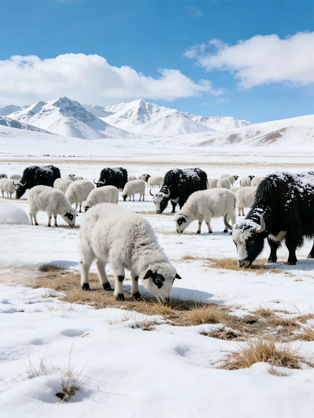 在羌牧源每只羊都有自己的名字