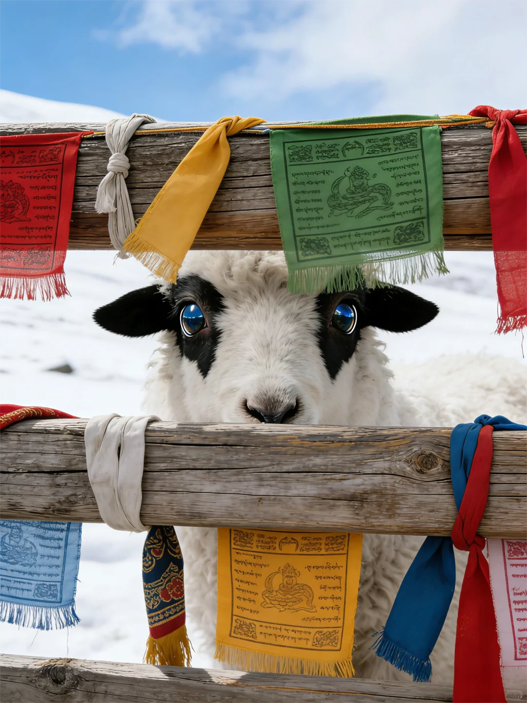 在羌牧源每只羊都有自己的名字