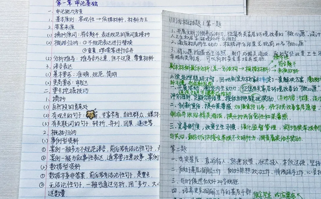 26考公｜申论刷题+资料分析默写答案🌟