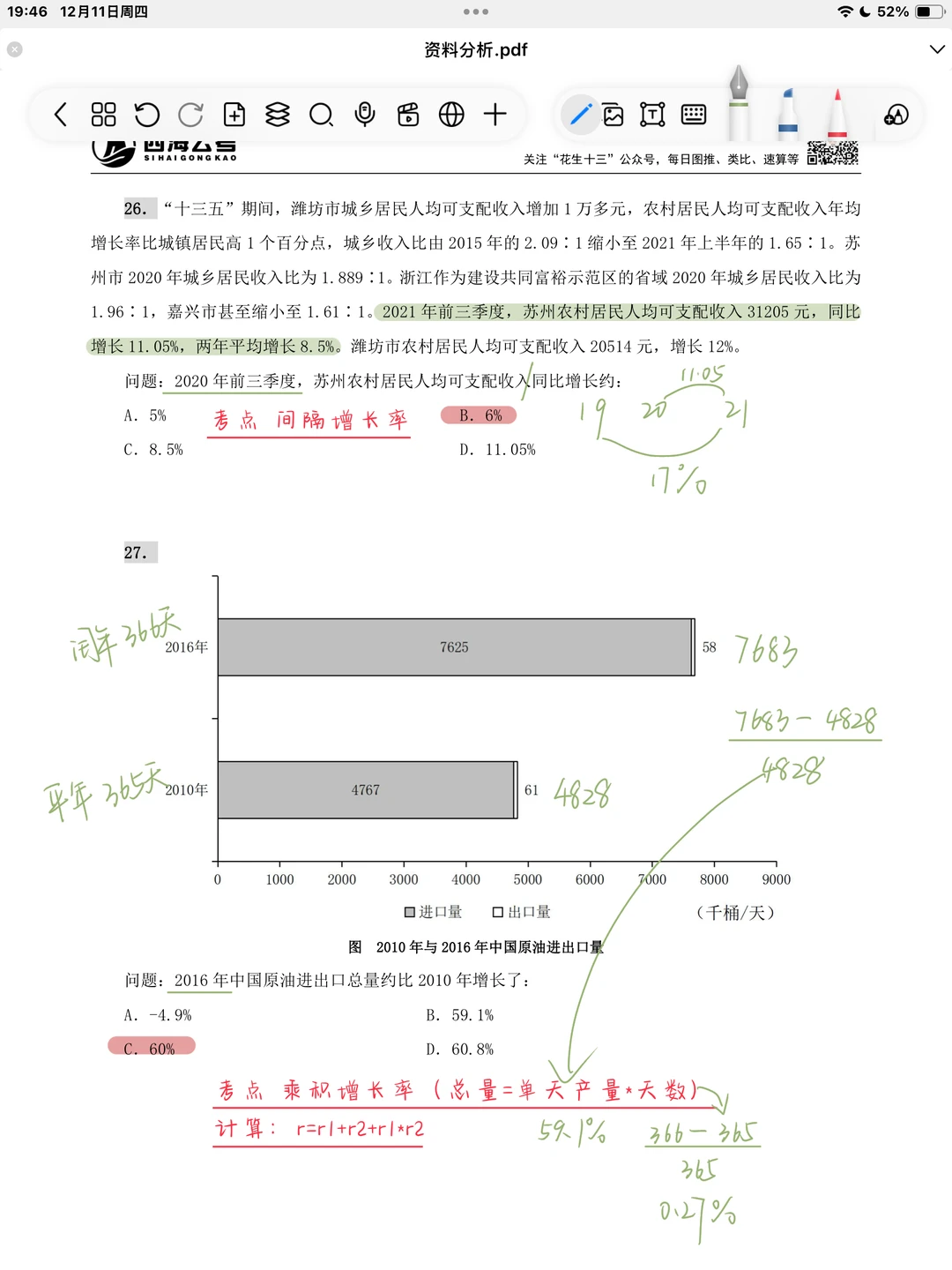 26省考海海刷资料分析专项1（高照思路版）