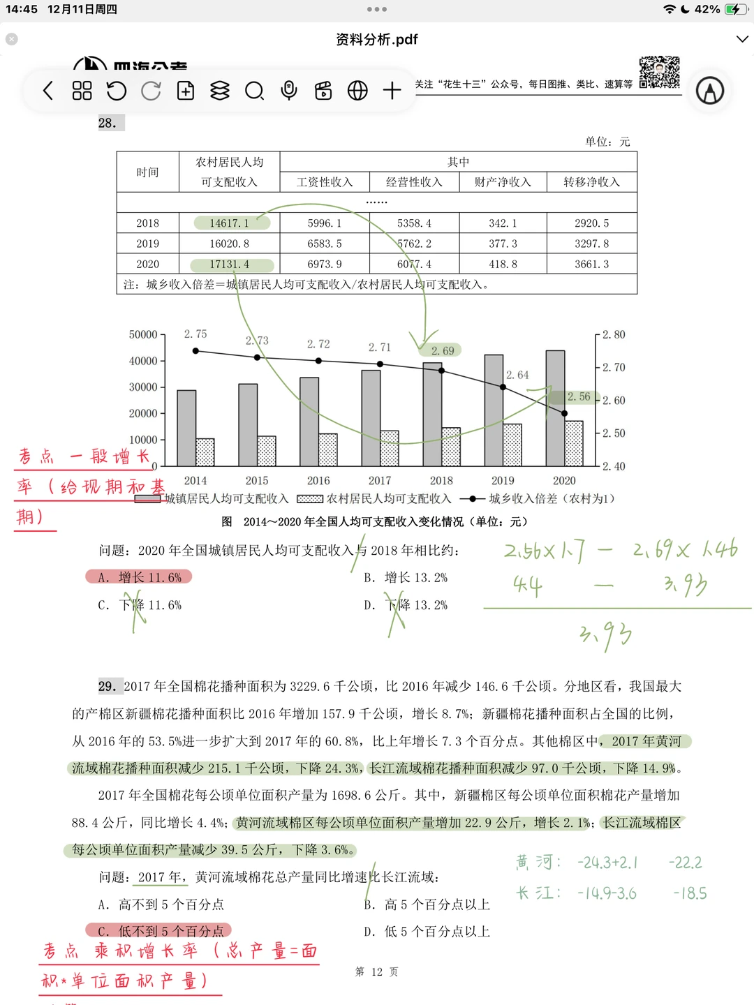 26省考海海刷资料分析专项1（高照思路版）