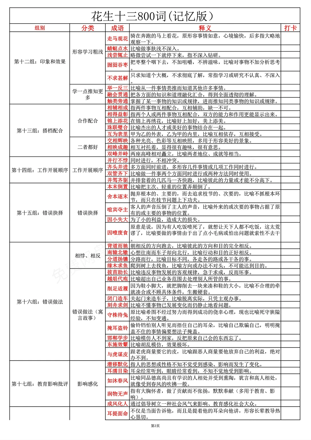 花生🥜800词笔记分享