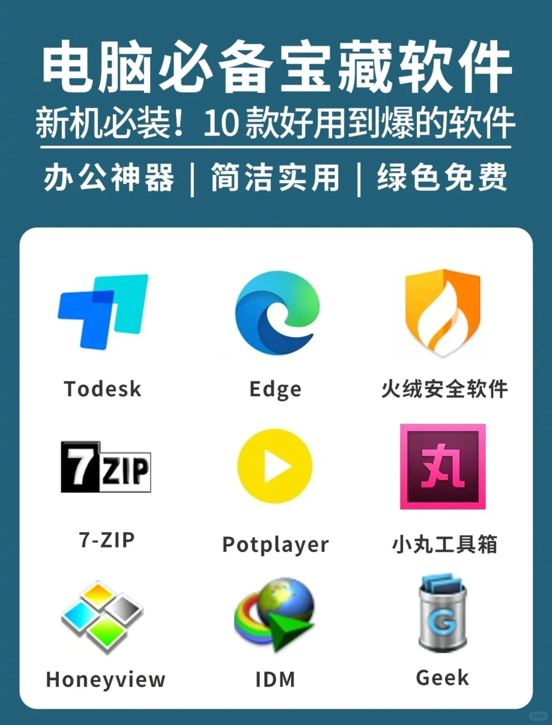 10款好用的电脑必备软件分享！