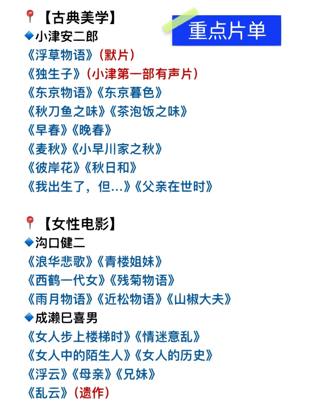 【日本电影导演】樱花🌸菊与刀的浪漫