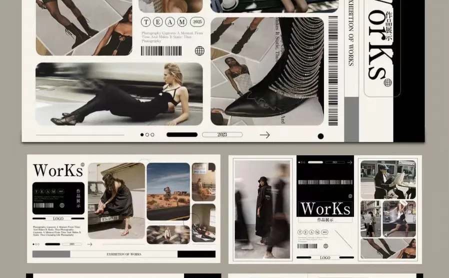 设计工作室PPT，把杂志排版感搬进汇报里