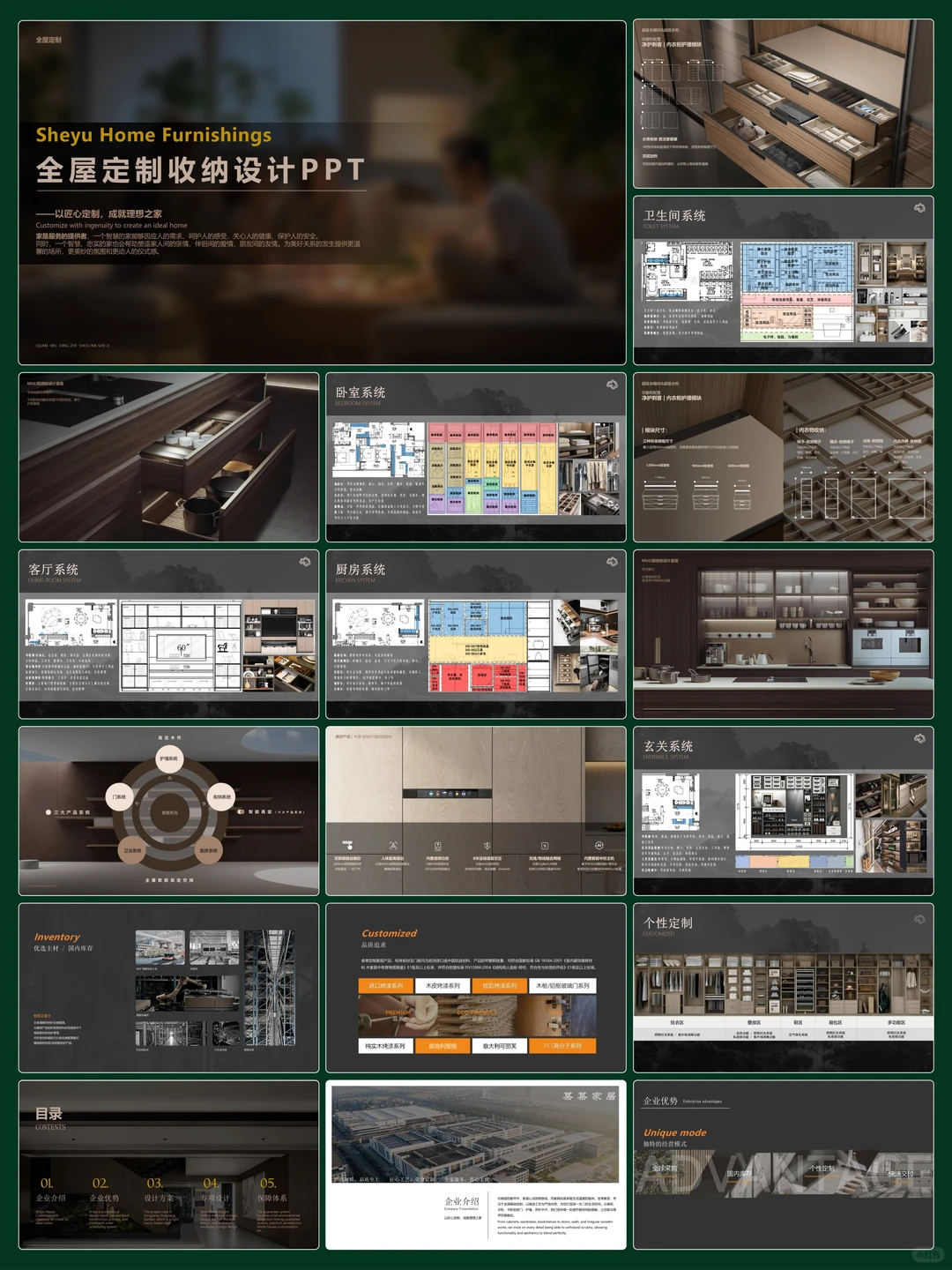 全屋定制收纳设计ppt