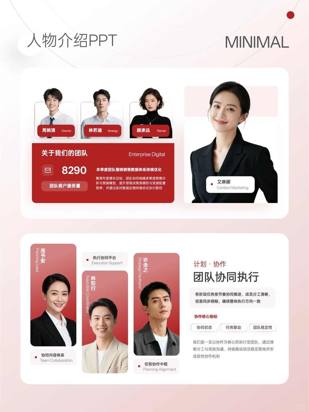 原来高级感人物介绍PPT是这样的