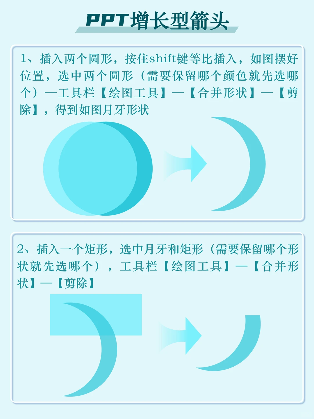 ✅PPT增长下降箭头1️⃣分钟学会