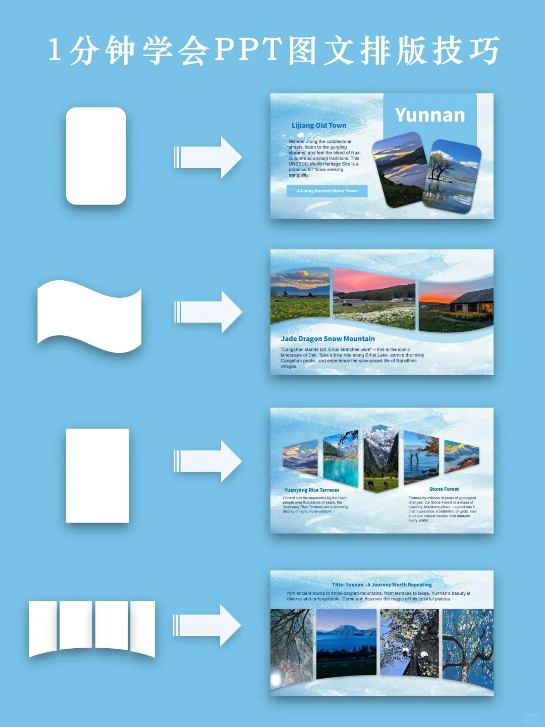 新手必看！1分钟学会PPT图文排版