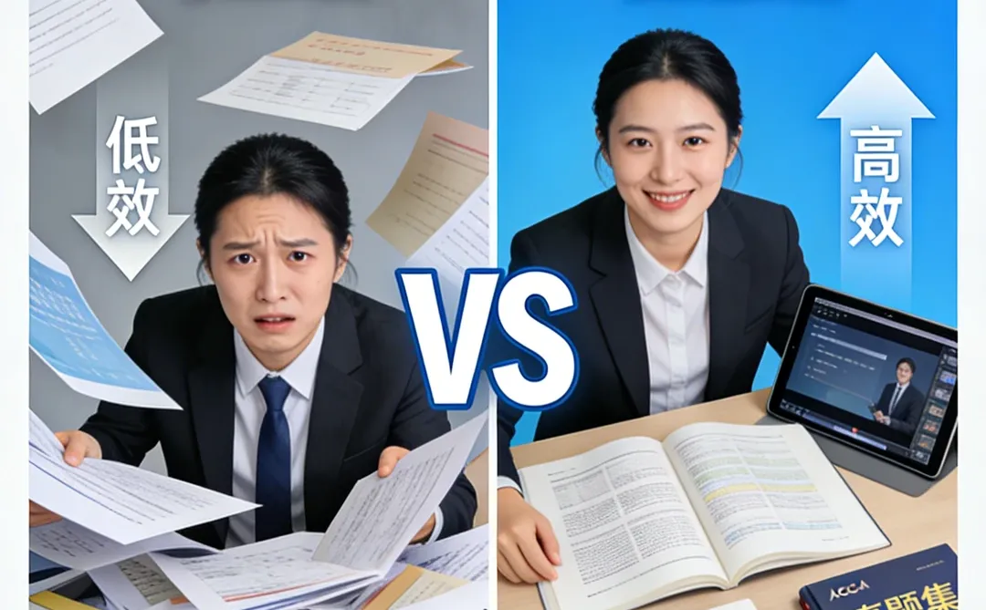 在职党ACCA备考避坑！选对资料少走80%弯路