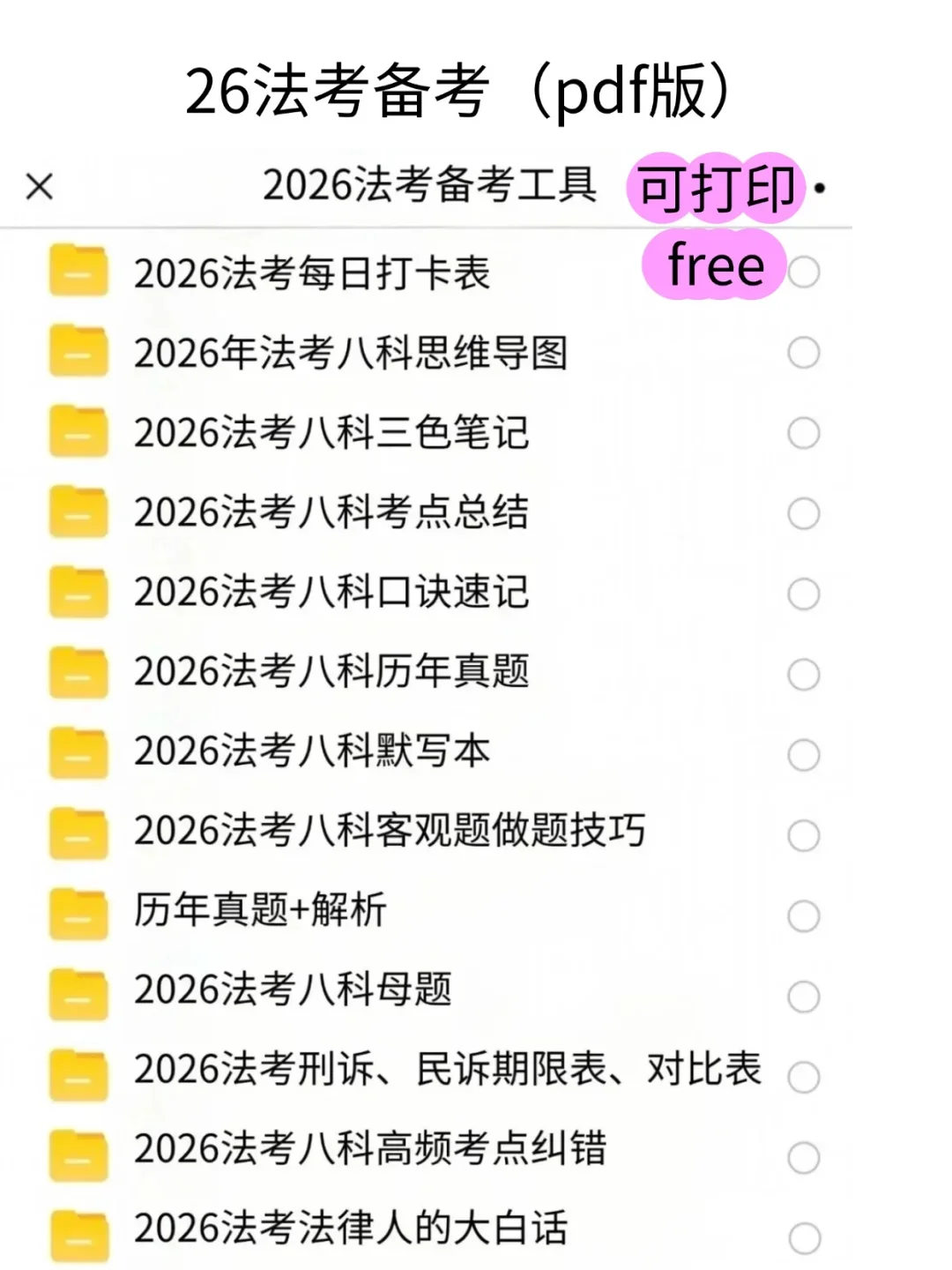 如果你只知道法考，其他都不清楚的看这篇