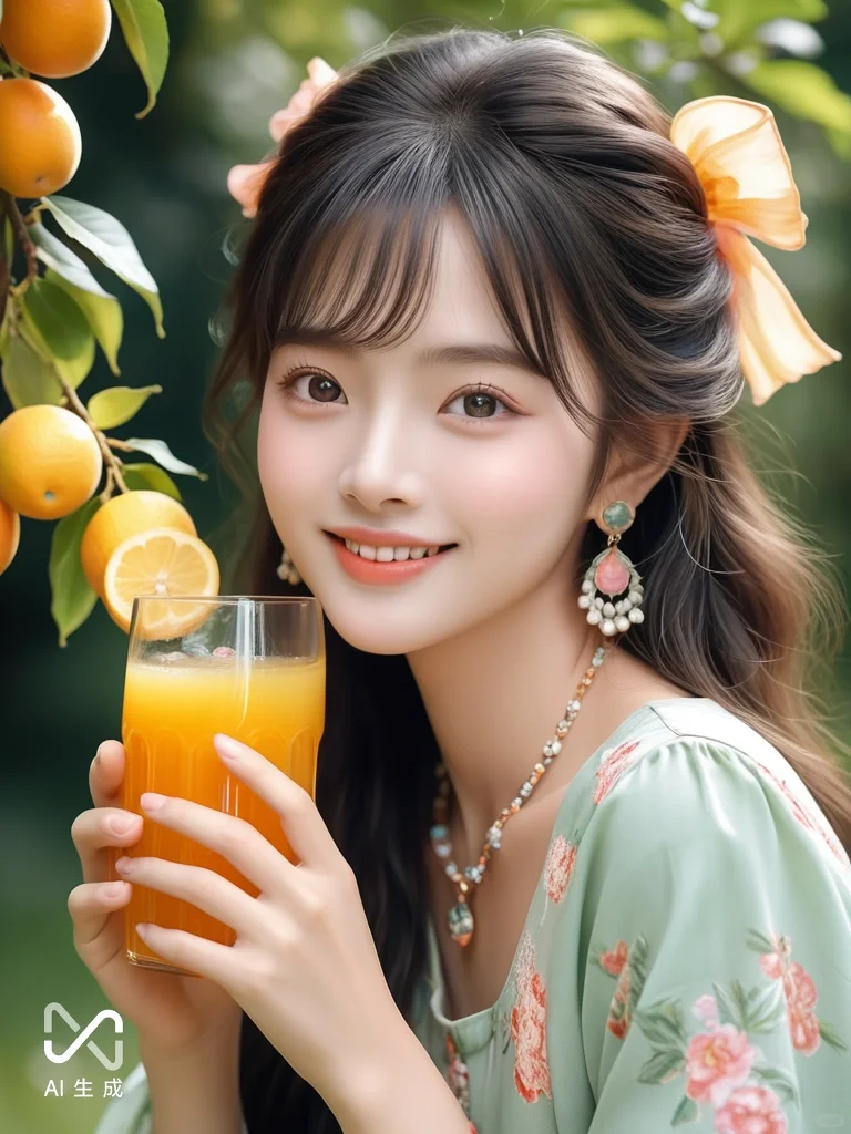 AI里走出来的美女