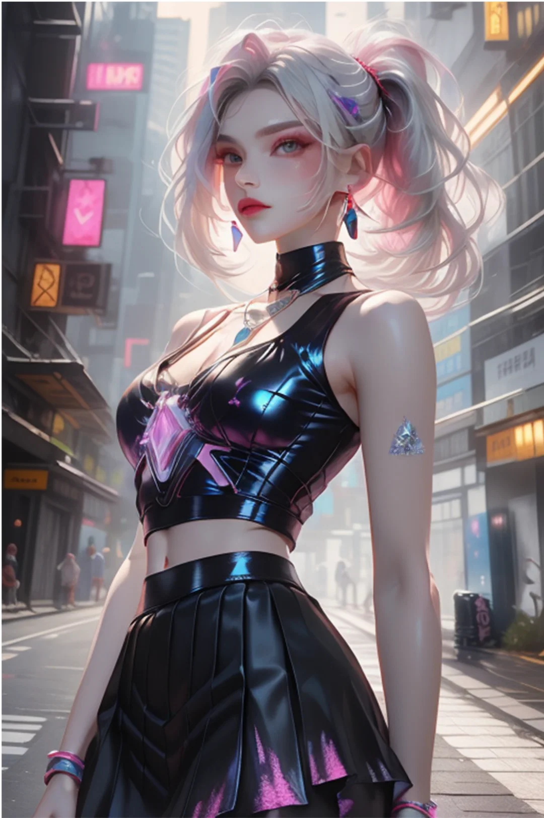 赛博朋克美女