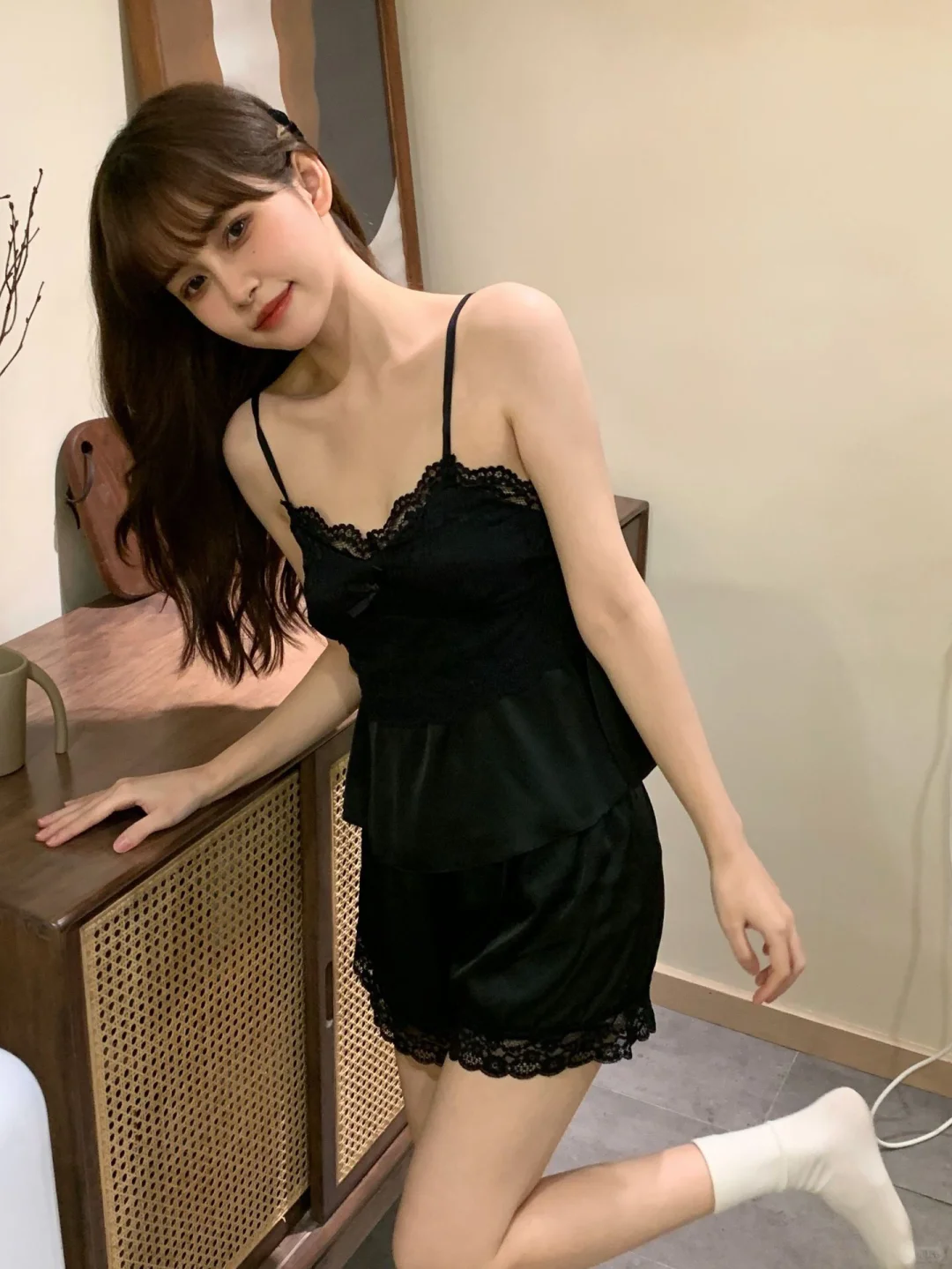 🇲🇾甜妹必备的睡衣🎀滑滑的冰丝布料很舒服
