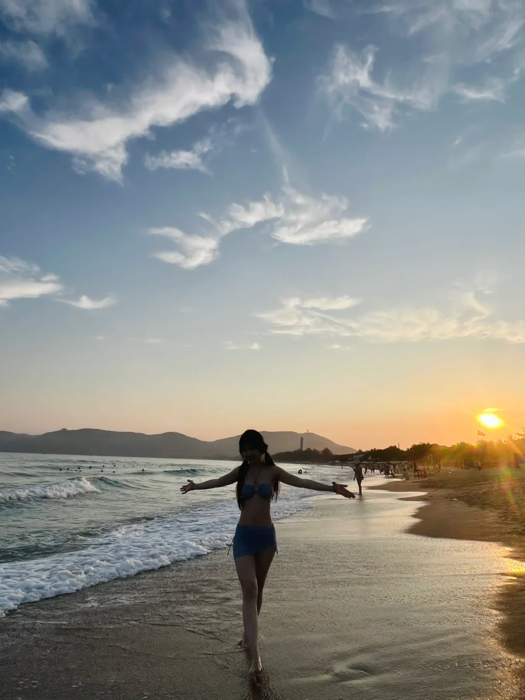 😎以后一定给我孙子孙女们炫耀我的泳衣照
