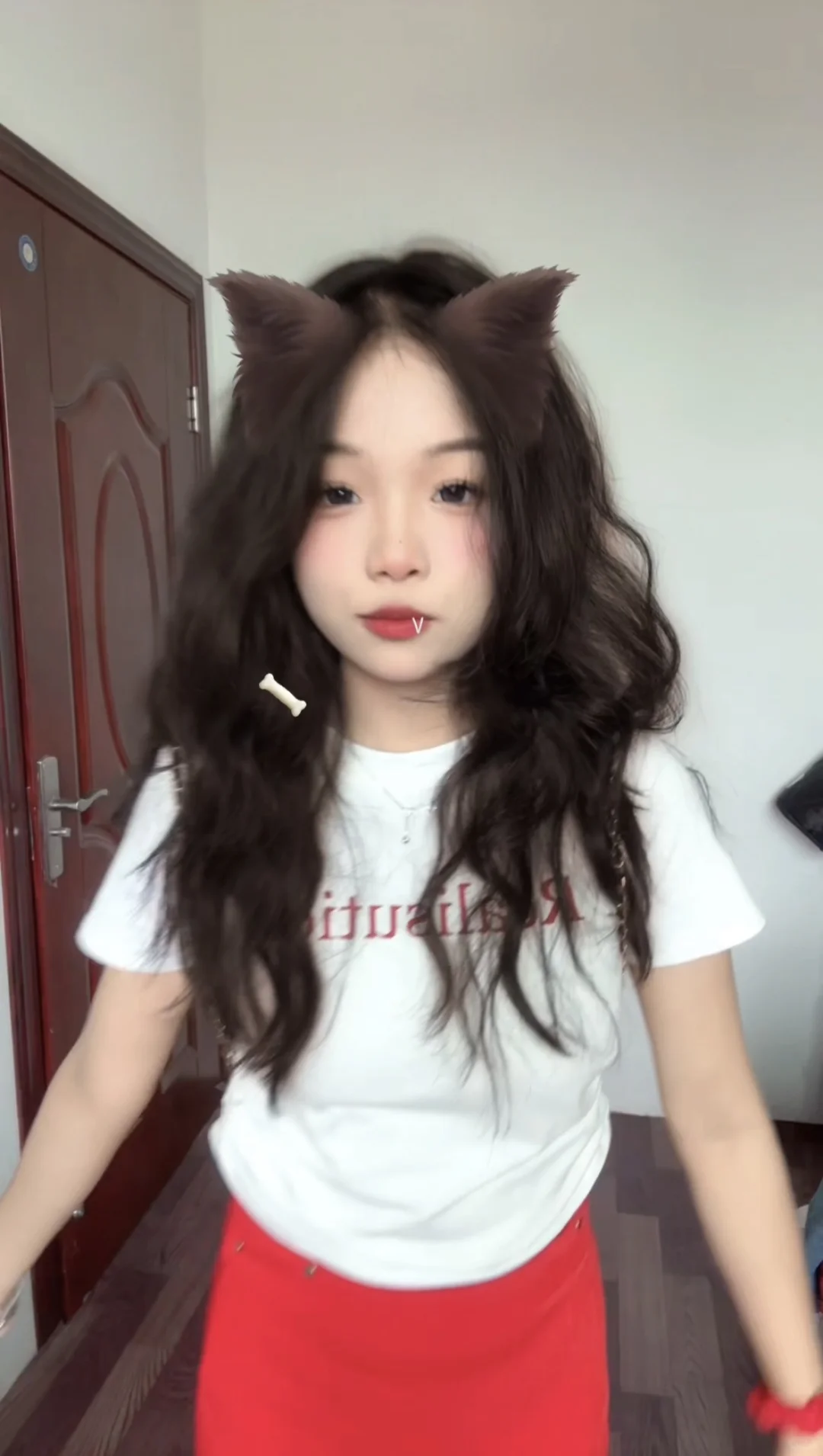 谁懂这种小衣服我这个屌丝穿上都变甜妹了