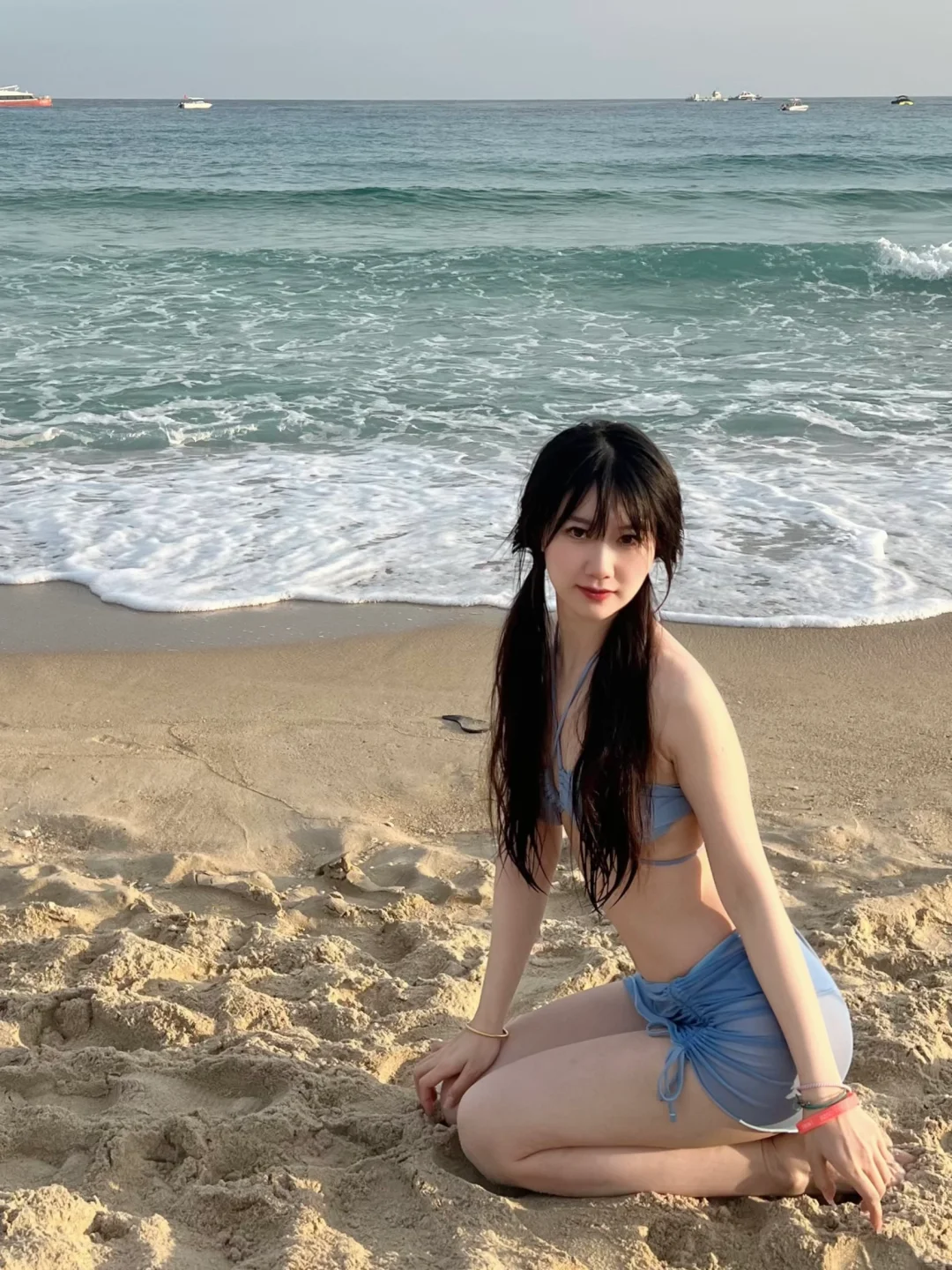😎以后一定给我孙子孙女们炫耀我的泳衣照