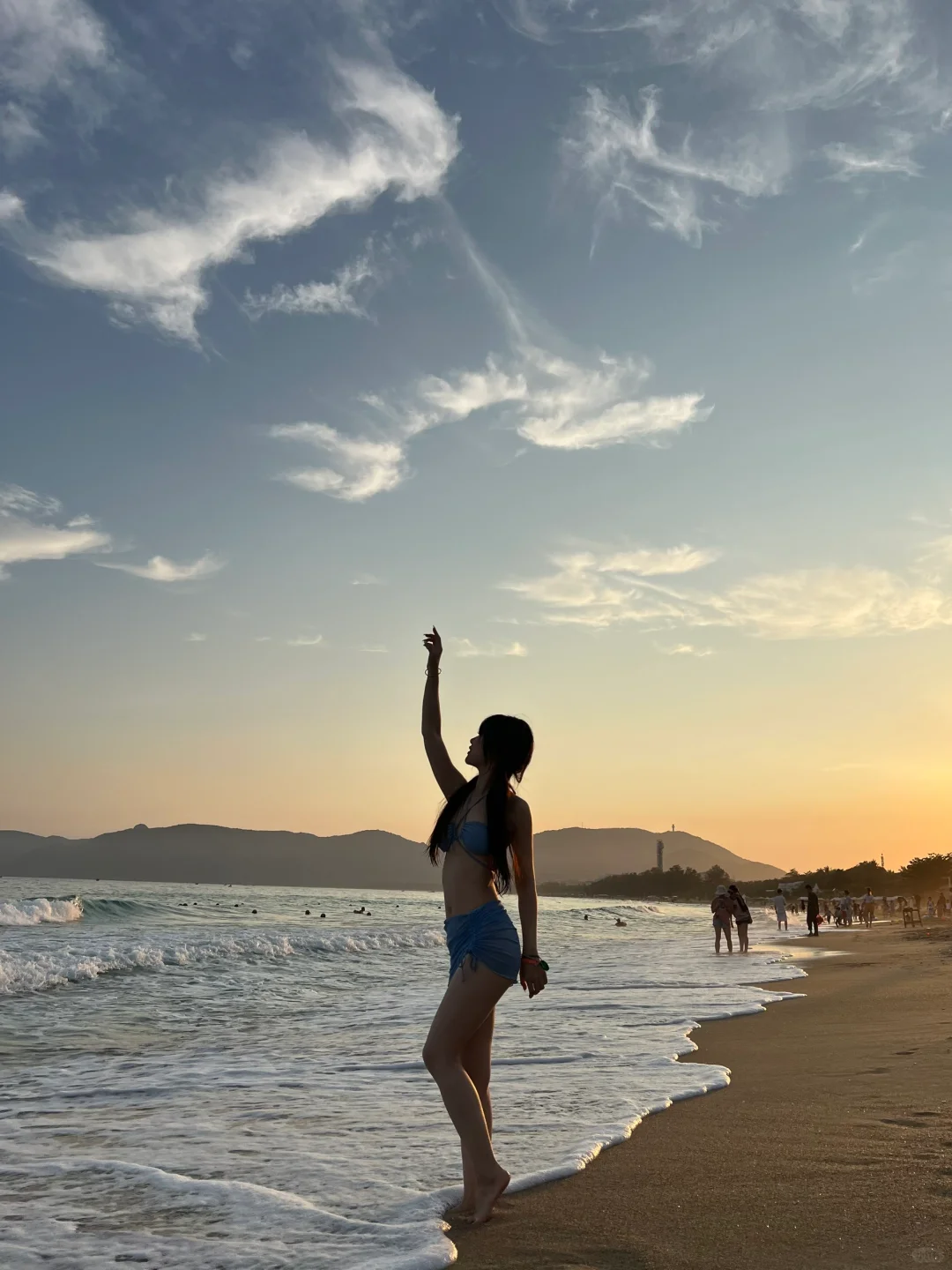 😎以后一定给我孙子孙女们炫耀我的泳衣照