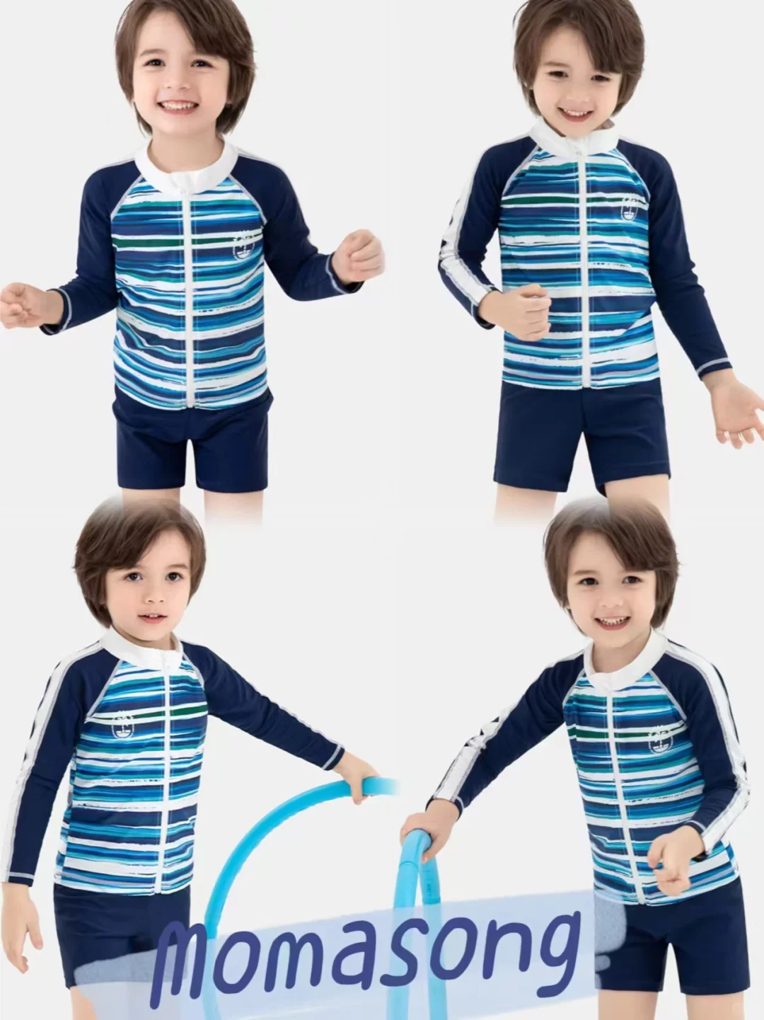 Momasong长袖防晒泳衣👦🏻