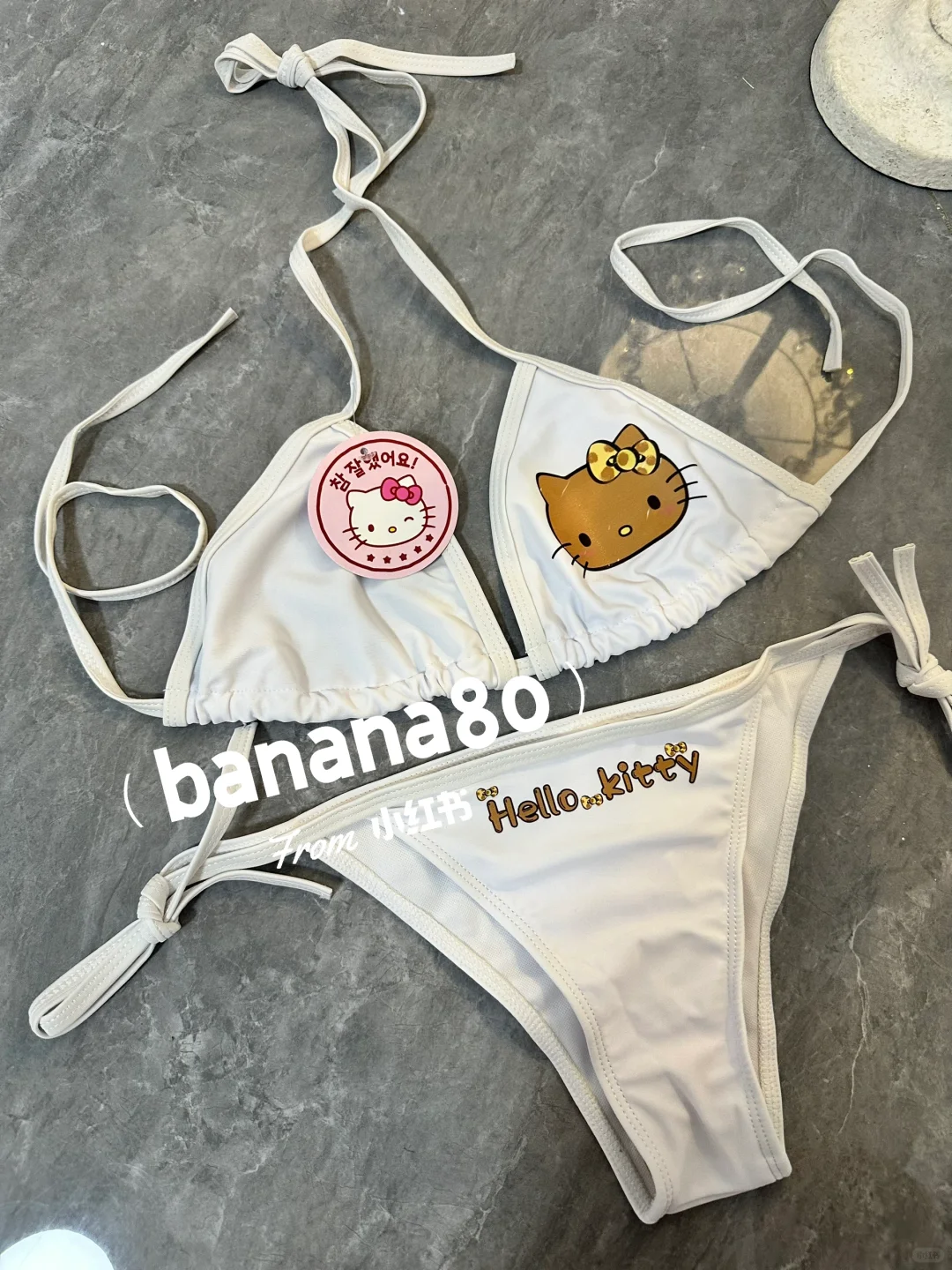 黑皮Kitty辣妹泳衣