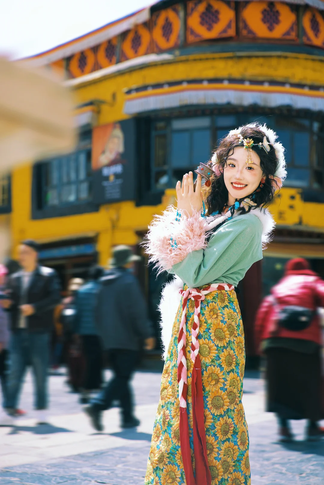 甜妹拍照姿势分享，姐妹们快进来学（拉萨版）