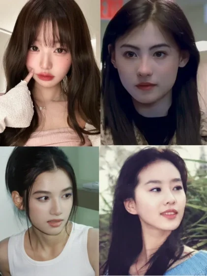 水滴鼻，大美女的共同点