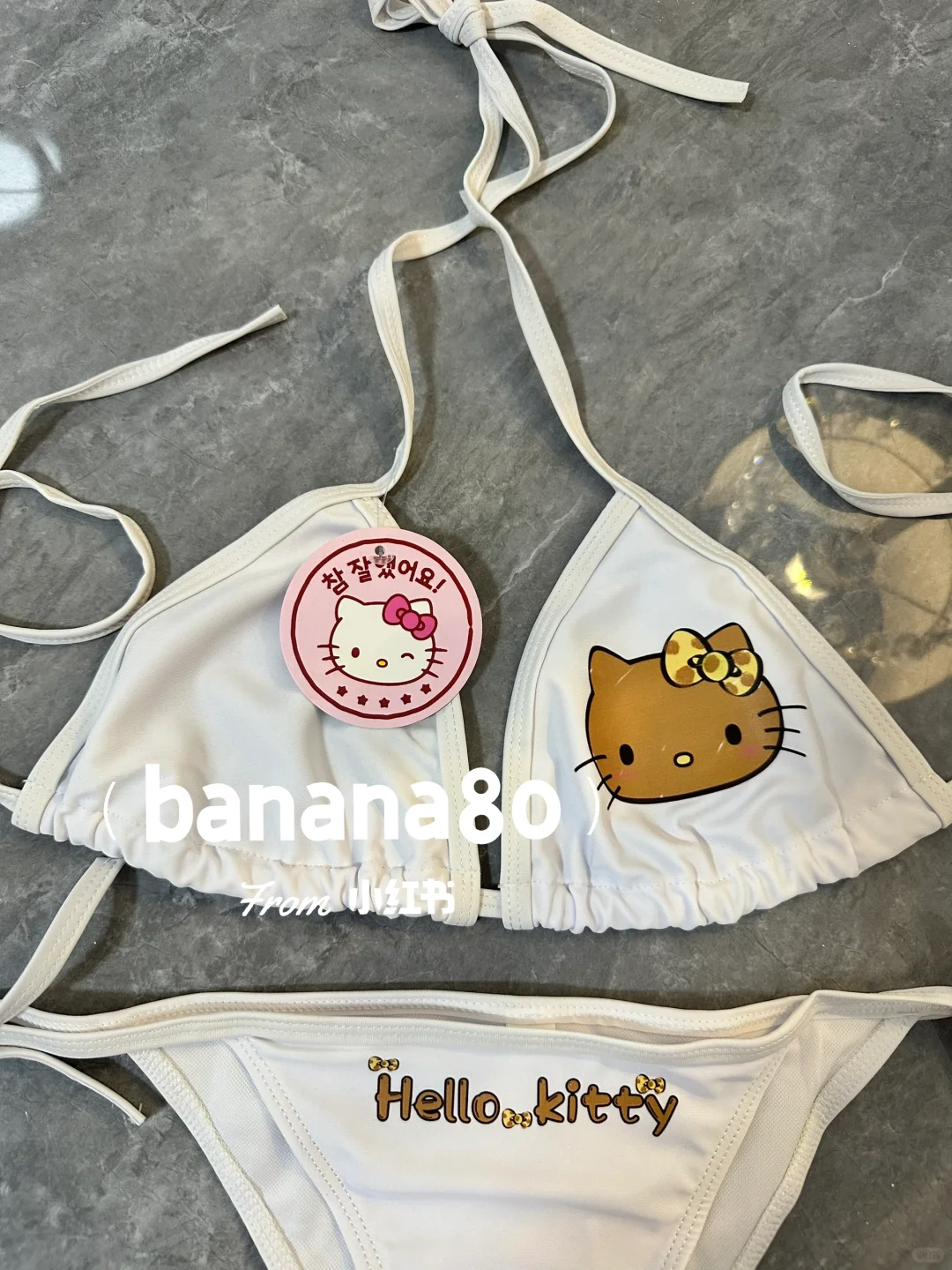 黑皮Kitty辣妹泳衣