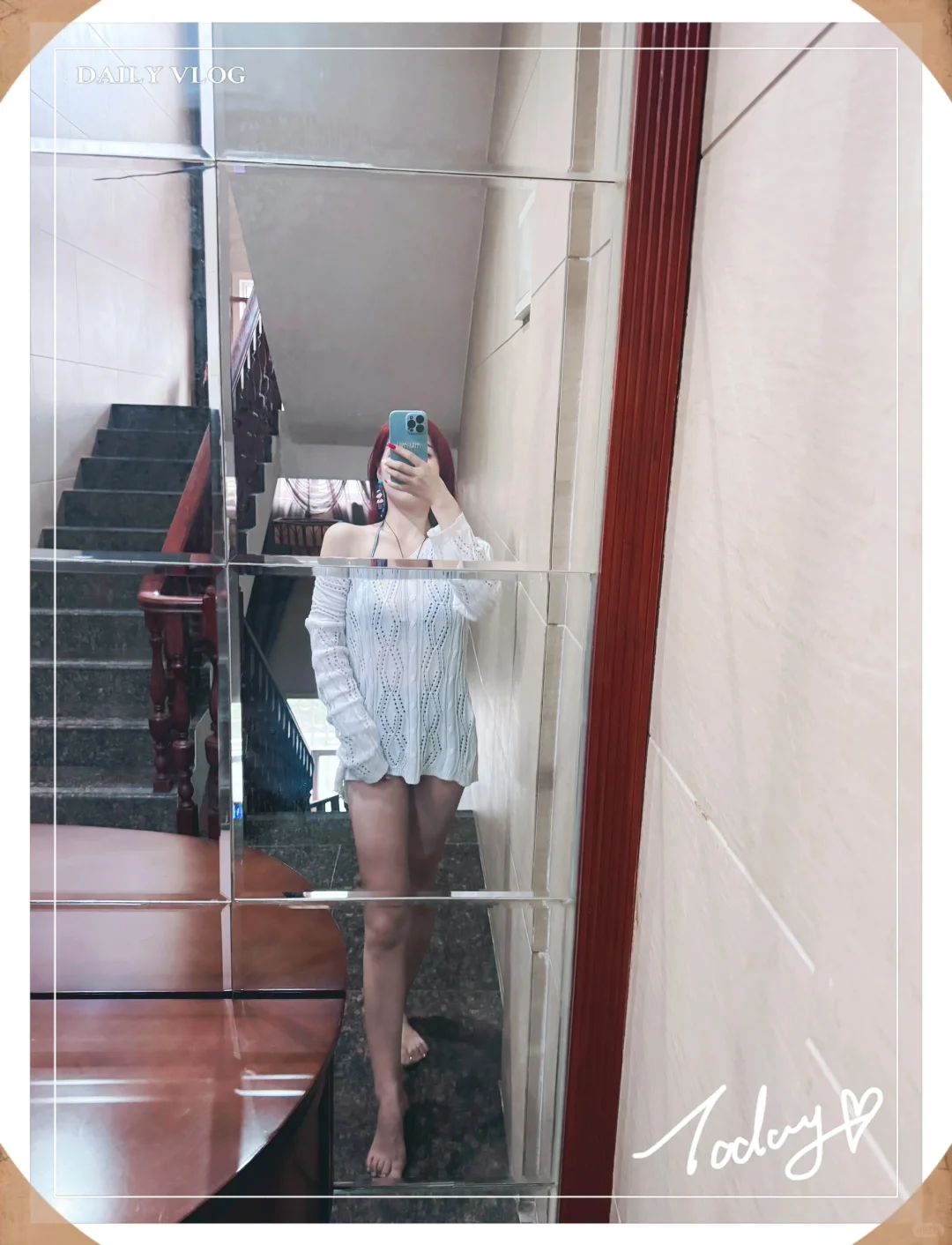 为了配今天的大雨，我穿泳衣出的门