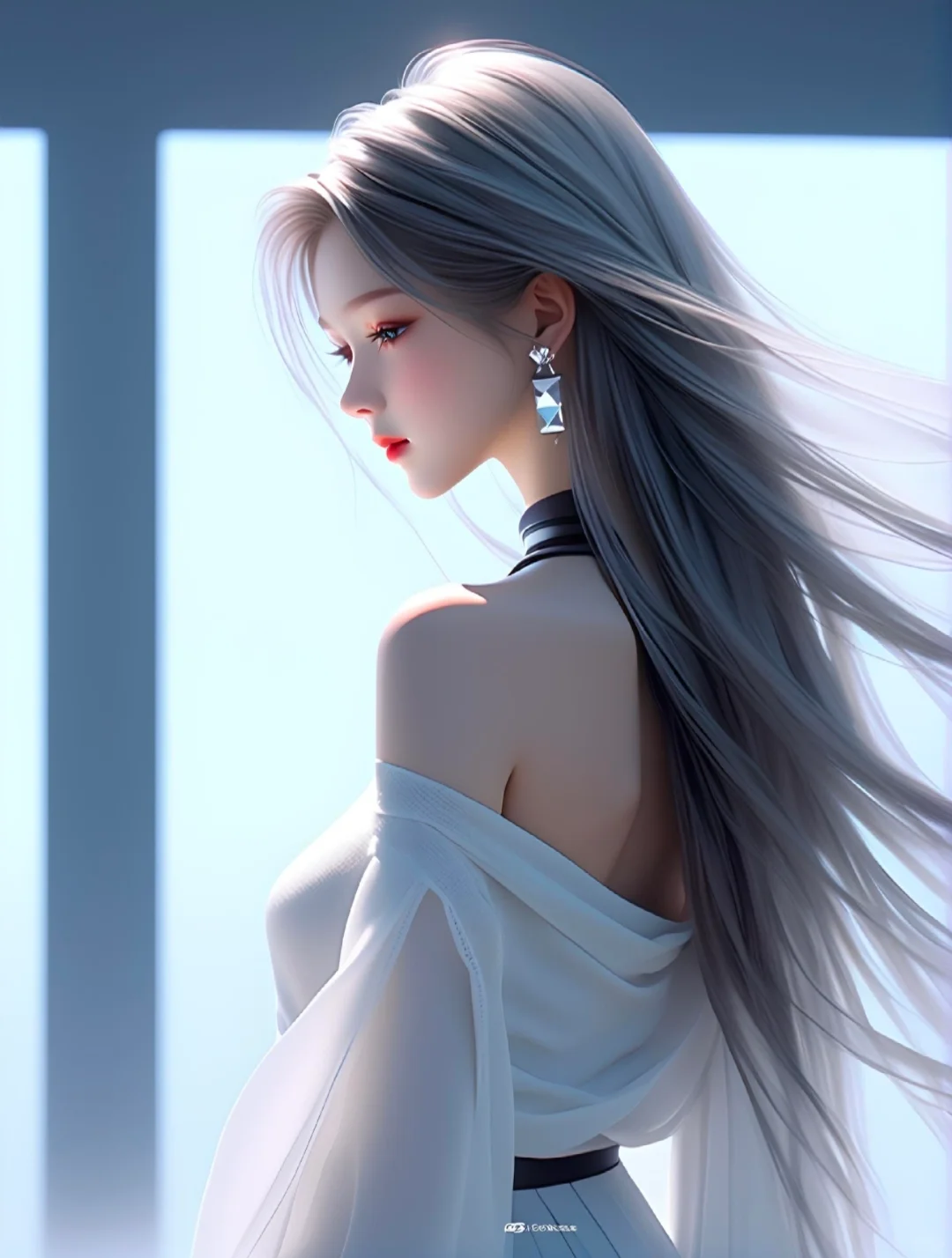 8张美女背影