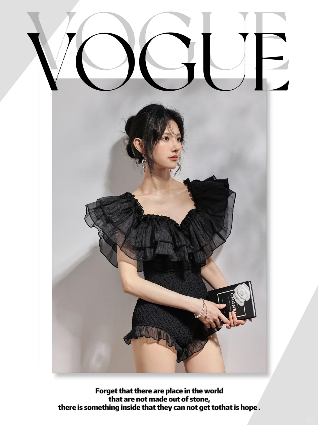 普通女生也能穿出高级感的泳衣👙