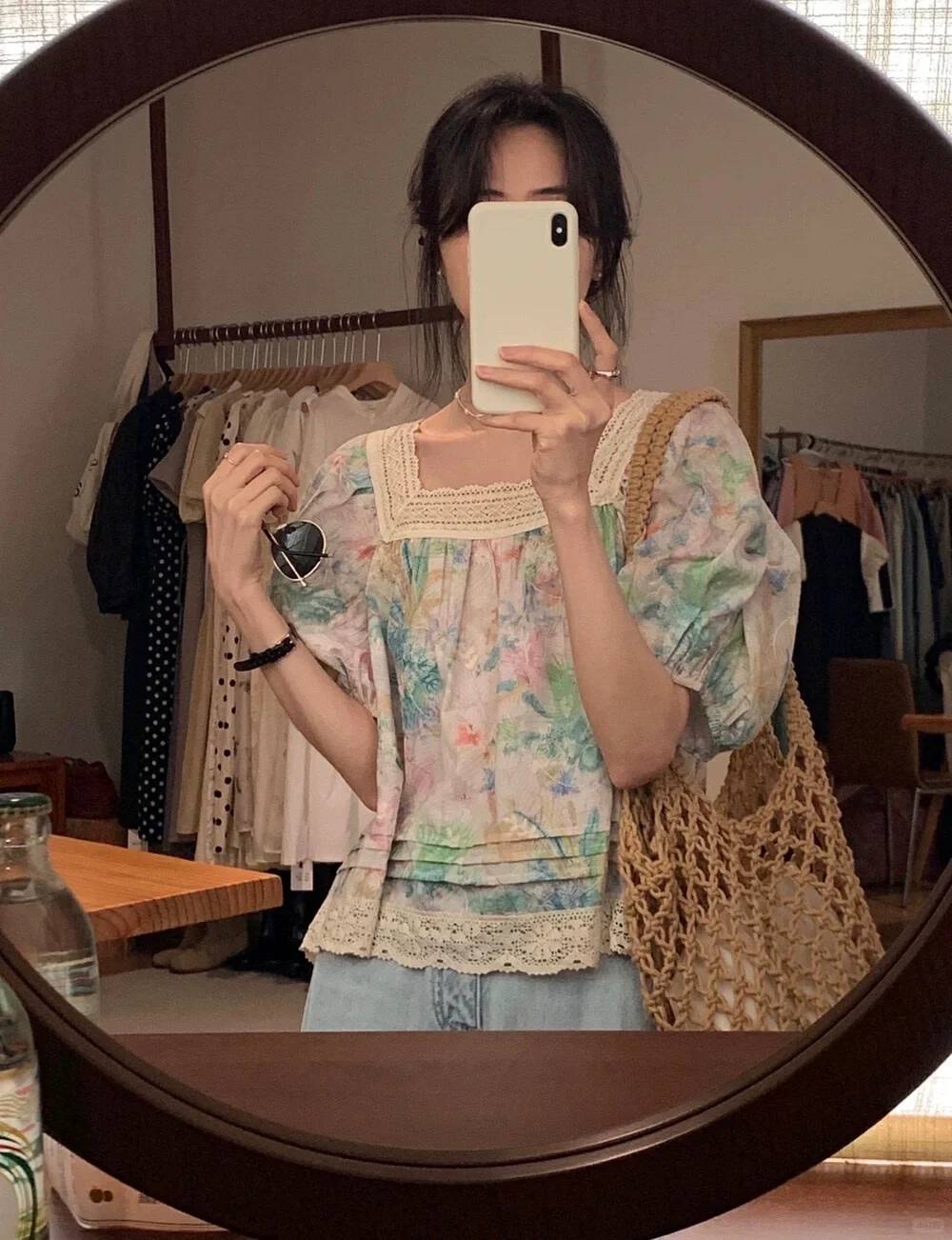 甜妹蕾丝穿搭