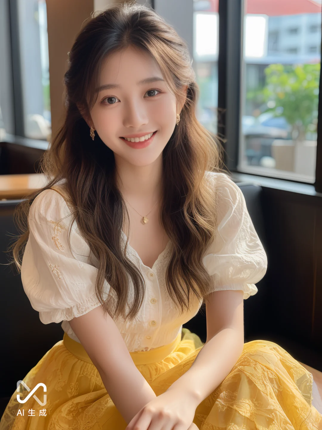 AI生出的美女简直美翻了