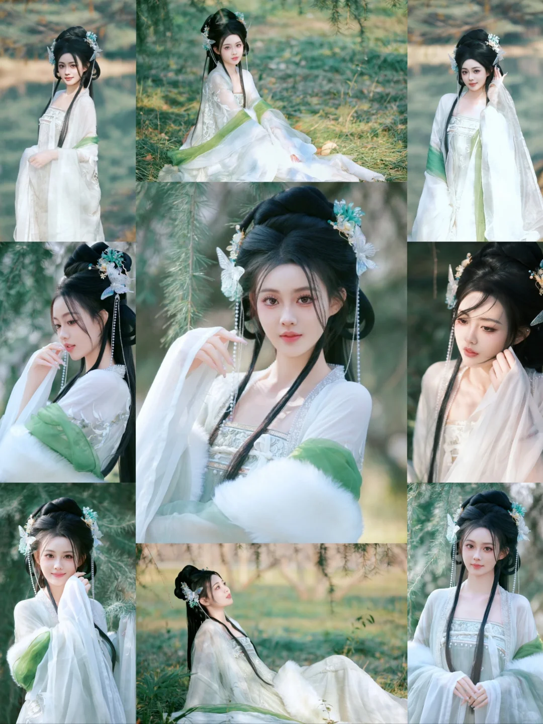 美哭了！轻氧感汉服写真～每一秒都很美