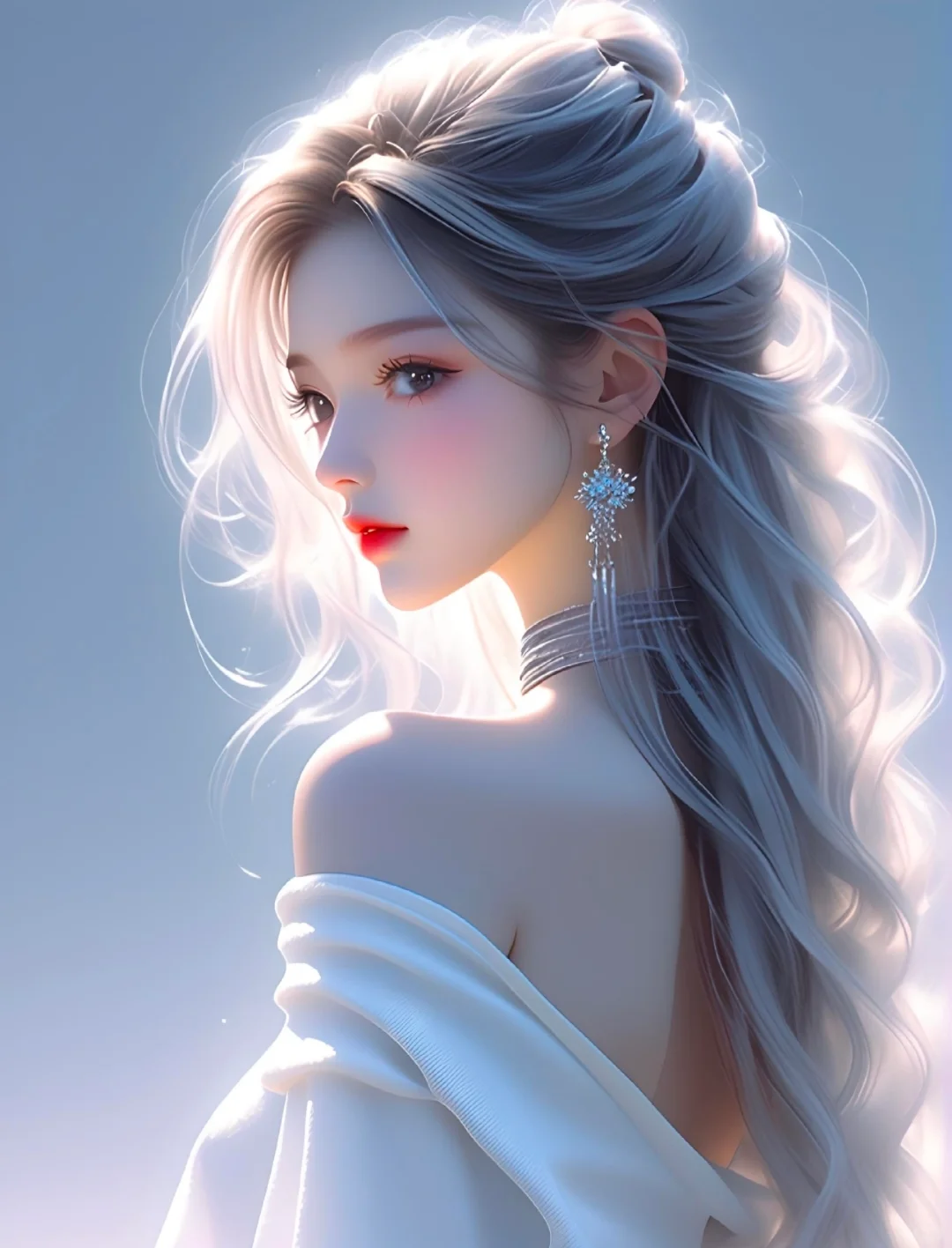 8张美女背影